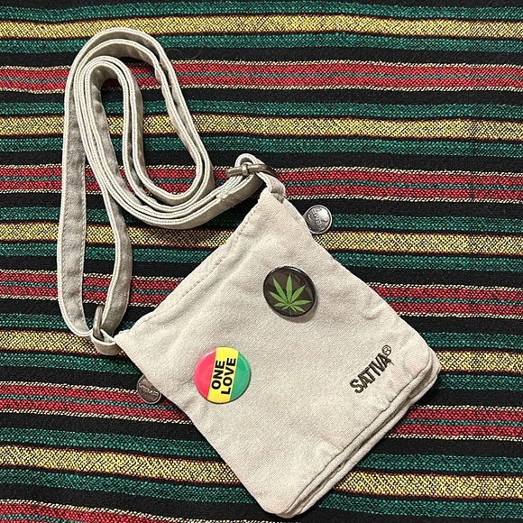 sativa Handbags - Sativa Cross Body Bag Y2K Too Cool For School Light Faded Seafoam Sage Green